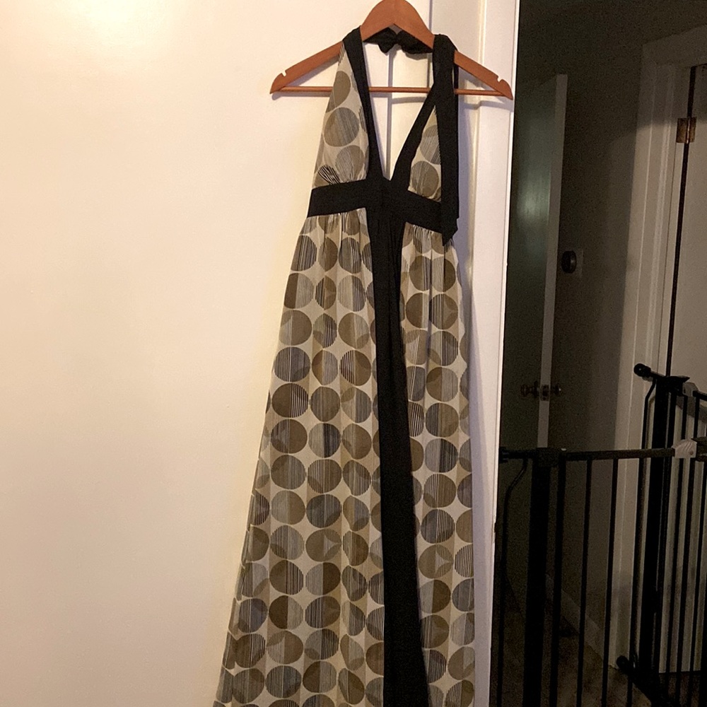 Vintage London Times Maxi Dress